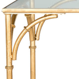 SAFAVIEH Marilee Gold Console Table - 63" x 16" x 32" - 63Wx16Dx32H