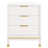 SAFAVIEH Marilia 3-Drawer Nightstand Accent Table