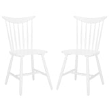 SAFAVIEH Marjory Farmhouse Spindle Dining Chair (Set of 2) - 21 In. W x 19 In. D x 34 In. H - 21Wx19Dx34H