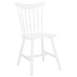 SAFAVIEH Marjory Farmhouse Spindle Dining Chair (Set of 2) - 21 In. W x 19 In. D x 34 In. H - 21Wx19Dx34H