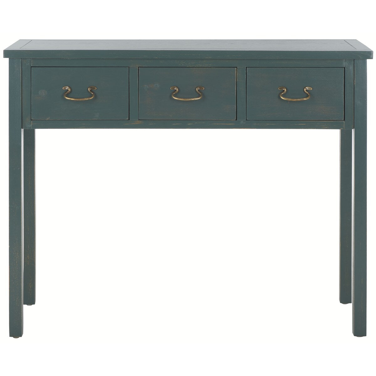 SAFAVIEH Marleine Antiqued Grey Console Table - 39.4" x 14.2" x 31.7" - 39Wx14Dx32H