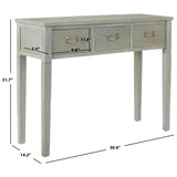 SAFAVIEH Marleine Antiqued Grey Console Table - 39.4" x 14.2" x 31.7" - 39Wx14Dx32H