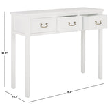 SAFAVIEH Marleine Antiqued Grey Console Table - 39.4" x 14.2" x 31.7" - 39Wx14Dx32H