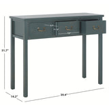 SAFAVIEH Marleine Antiqued Grey Console Table - 39.4" x 14.2" x 31.7" - 39Wx14Dx32H