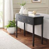 SAFAVIEH Marleine Antiqued Grey Console Table - 39.4" x 14.2" x 31.7" - 39Wx14Dx32H