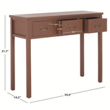 SAFAVIEH Marleine Antiqued Grey Console Table - 39.4" x 14.2" x 31.7" - 39Wx14Dx32H