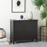 SAFAVIEH Marry Black 2 Door Sideboard - 30" W x 12" L x 30" H