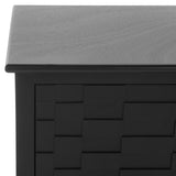 SAFAVIEH Marry Black 2 Door Sideboard - 30" W x 12" L x 30" H