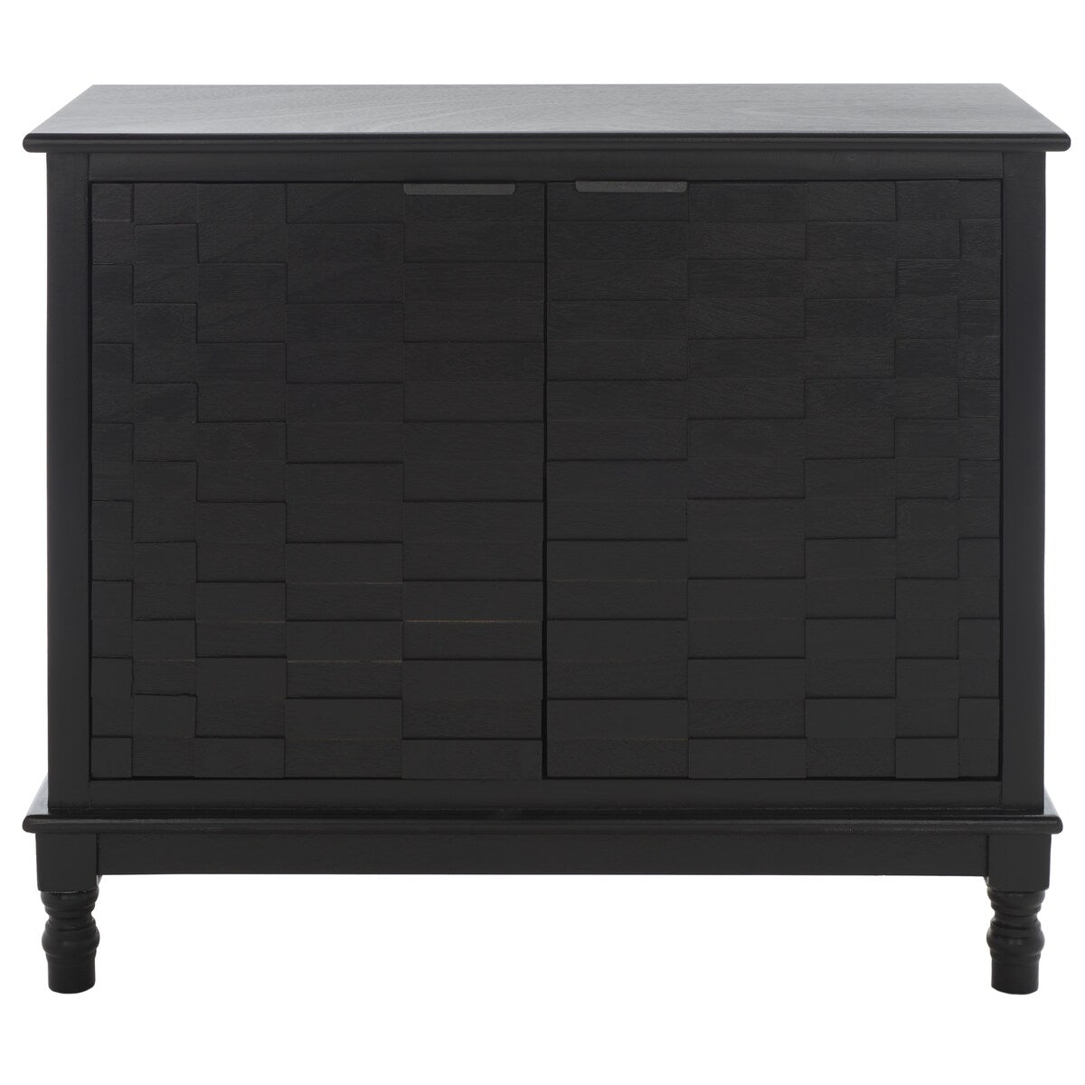 SAFAVIEH Marry Black 2 Door Sideboard - 30" W x 12" L x 30" H