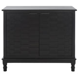 SAFAVIEH Marry Black 2 Door Sideboard - 30" W x 12" L x 30" H