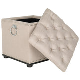 SAFAVIEH Martine Storage Ottoman