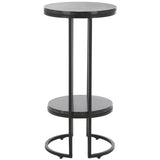 SAFAVIEH Mathilde Single Shelf Round Accent Table - 14" L x 14" D x 28" H - 14Wx14Dx28H