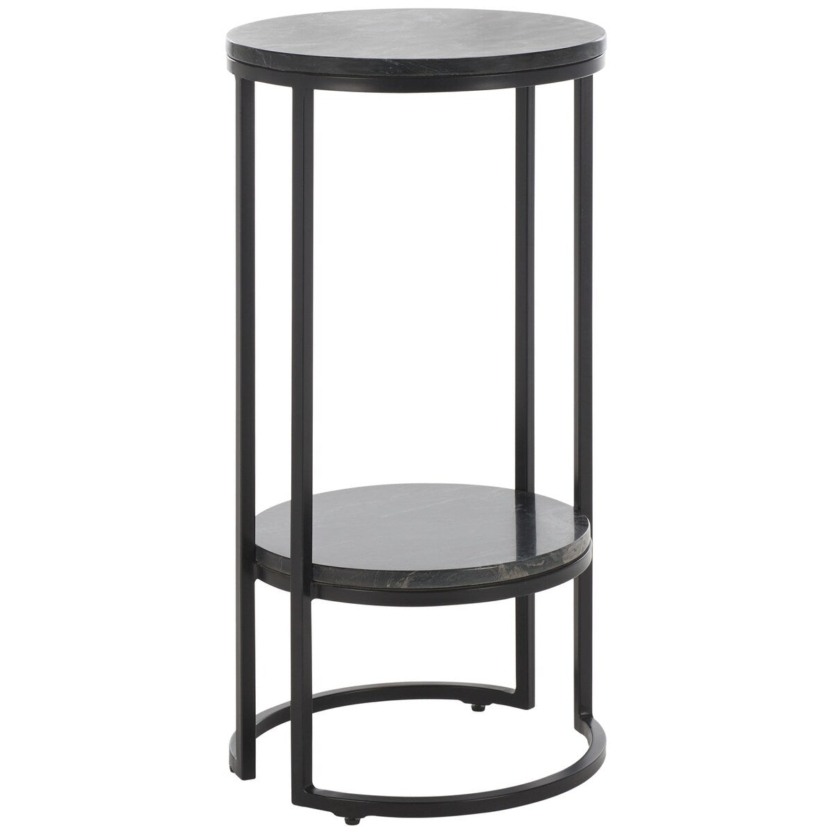 SAFAVIEH Mathilde Single Shelf Round Accent Table - 14" L x 14" D x 28" H - 14Wx14Dx28H