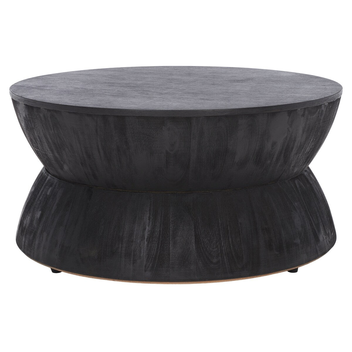 SAFAVIEH Mattye Modern Contemporary Round Coffee Table. - 30" W x 30" L x 14" H - 30Wx30Dx14H