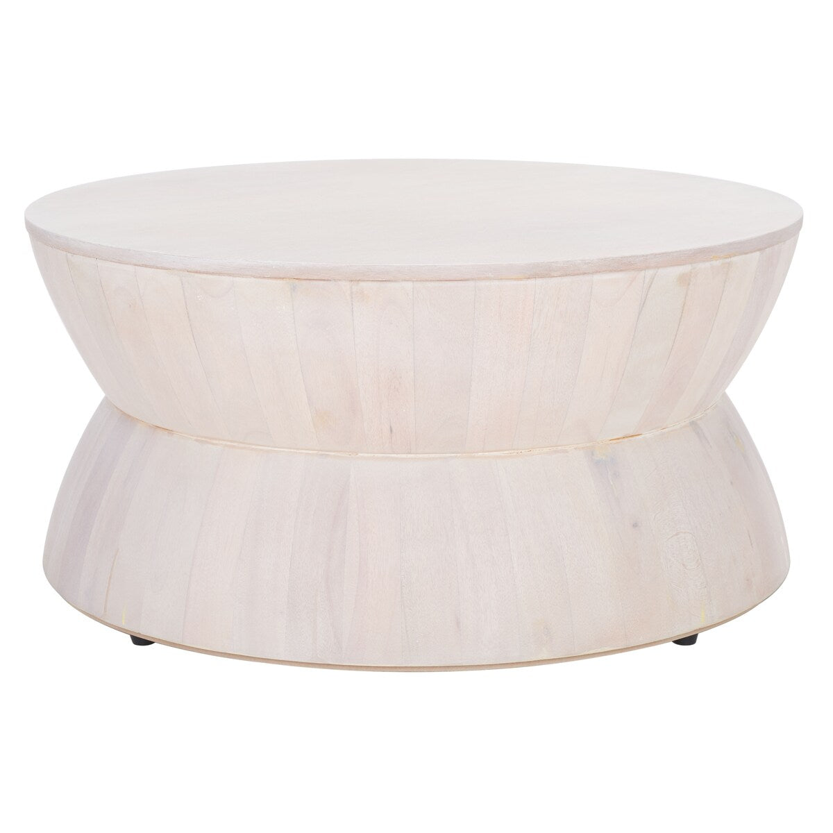 SAFAVIEH Mattye Modern Contemporary Round Coffee Table. - 30" W x 30" L x 14" H - 30Wx30Dx14H