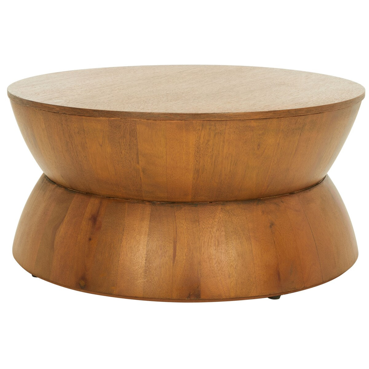 SAFAVIEH Mattye Modern Contemporary Round Coffee Table. - 30" W x 30" L x 14" H - 30Wx30Dx14H