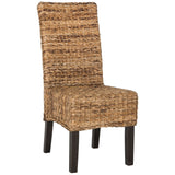 SAFAVIEH Meline Natural Dining Chair (Set of 2) - 17.3" x 24" x 38.5" - 17Wx24Dx39H