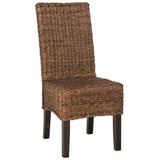 SAFAVIEH Meline Natural Dining Chair (Set of 2) - 17.3" x 24" x 38.5" - 17Wx24Dx39H