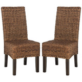 SAFAVIEH Meline Natural Dining Chair (Set of 2) - 17.3" x 24" x 38.5" - 17Wx24Dx39H