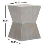 SAFAVIEH Melva Accent Table - 13" x 13" x 17.9" - 13Wx13Dx18H