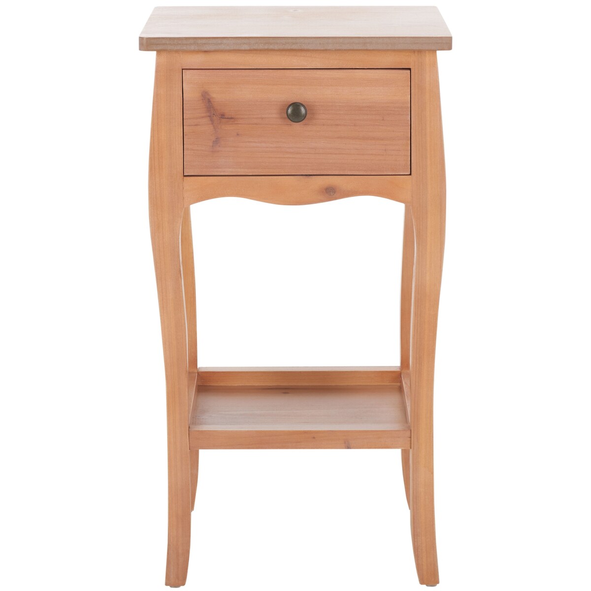 SAFAVIEH Mena End Table - 16.1" x 14.2" x 30" - 16Wx14Dx30H