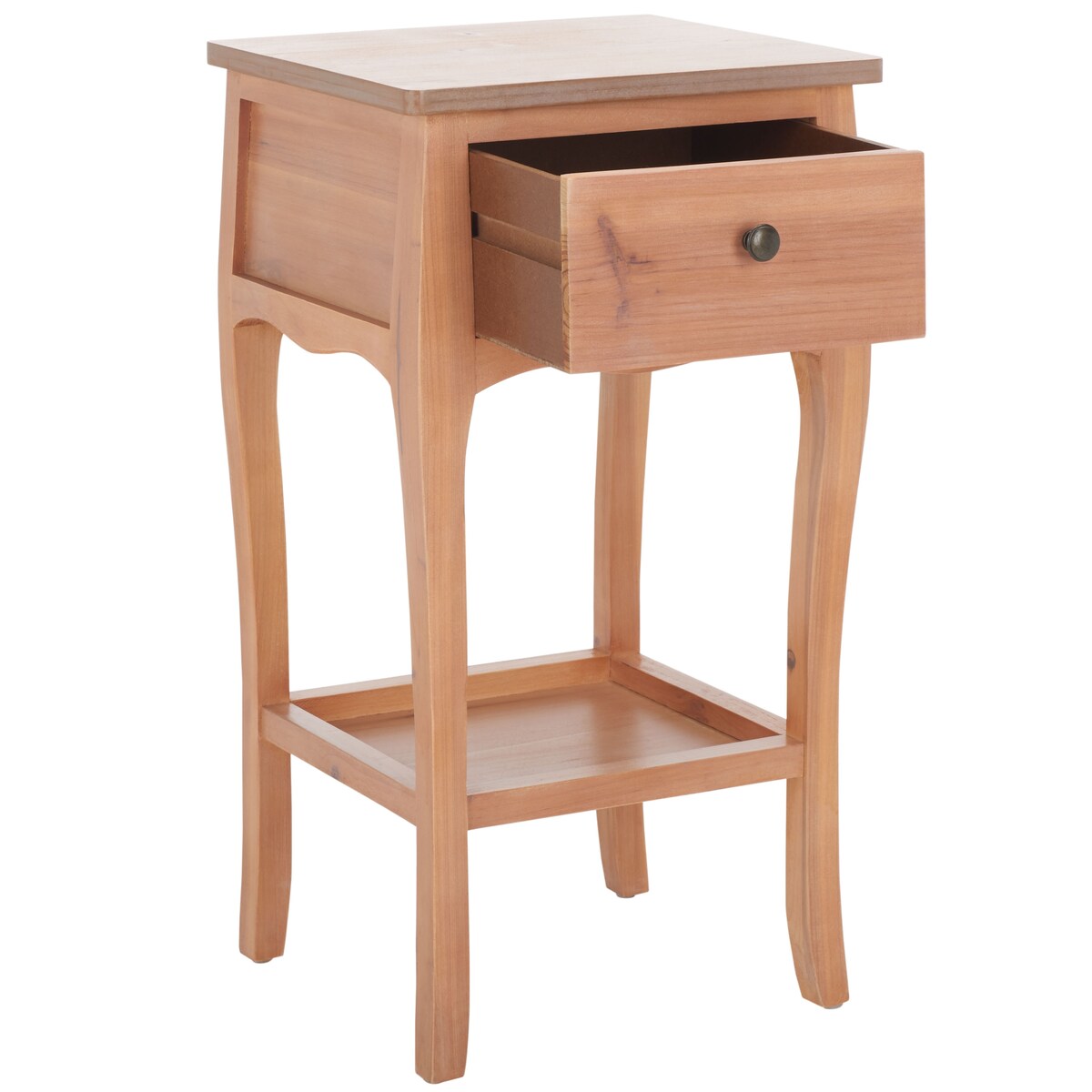 SAFAVIEH Mena End Table - 16.1" x 14.2" x 30" - 16Wx14Dx30H