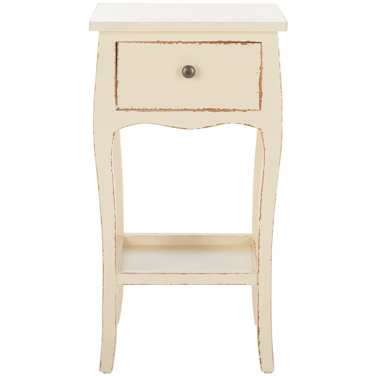 SAFAVIEH Mena End Table - 16.1" x 14.2" x 30" - 16Wx14Dx30H