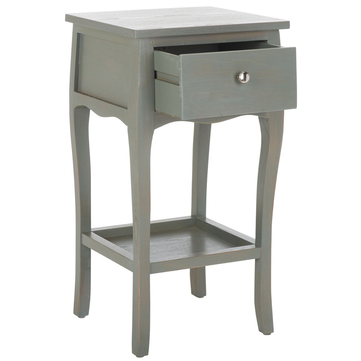 SAFAVIEH Mena End Table - 16.1" x 14.2" x 30" - 16Wx14Dx30H