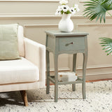 SAFAVIEH Mena End Table - 16.1" x 14.2" x 30" - 16Wx14Dx30H