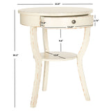 SAFAVIEH Mercedes End Table - 22" x 22" x 30.3" - 22Wx22Dx30H