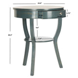 SAFAVIEH Mercedes End Table - 22" x 22" x 30.3" - 22Wx22Dx30H