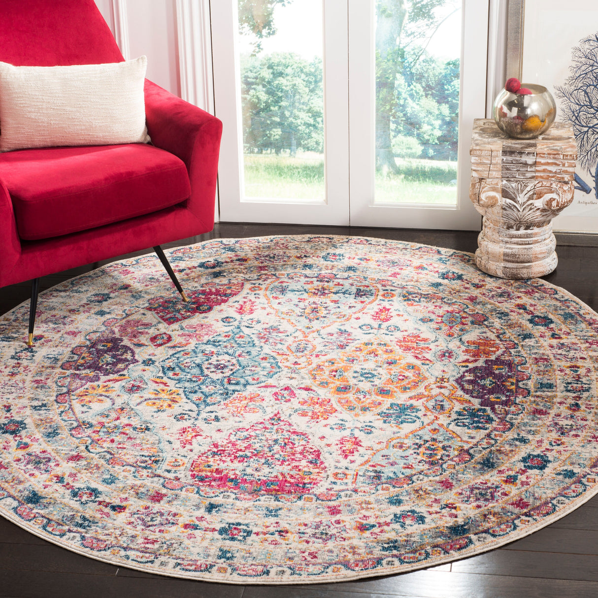 SAFAVIEH Merlot Mehrie Boho Oriental Rug