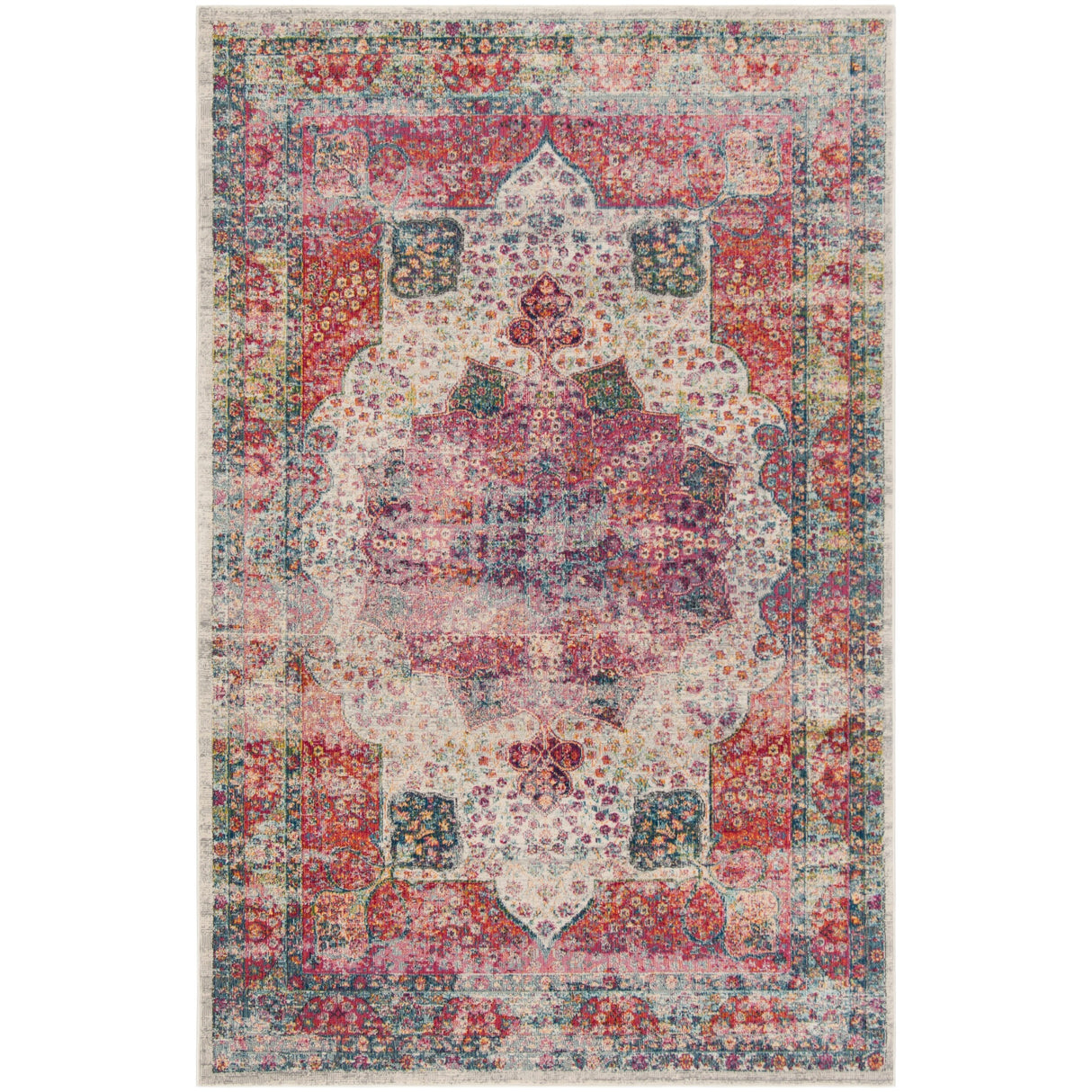 SAFAVIEH Merlot Zeetje Boho Oriental Rug