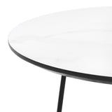 SAFAVIEH Metta 2-Tier Round Side Table - 19 In. W x 19 In. D x 18 In. H - 19Wx19Dx18H