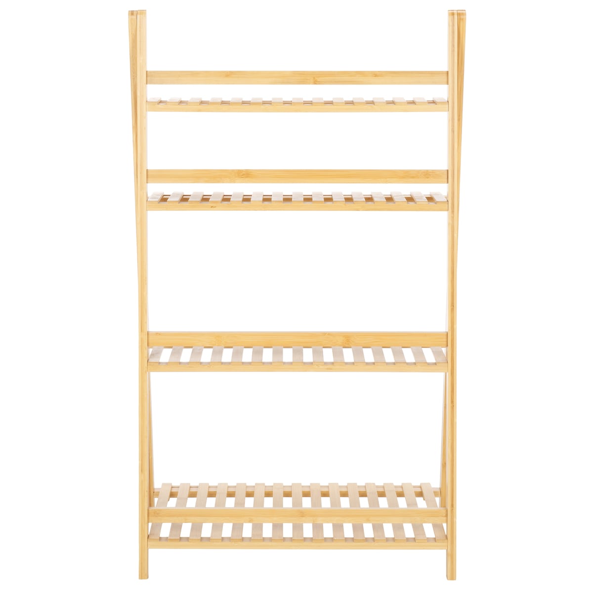 SAFAVIEH Micsunica 4-Tier Ladder Storage Shelf - 27.6 In. W x 15.7 In. D x 47.2 In. H - 28Wx16Dx47H