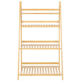 SAFAVIEH Micsunica 4-Tier Ladder Storage Shelf - 27.6 In. W x 15.7 In. D x 47.2 In. H - 28Wx16Dx47H