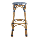 SAFAVIEH Mimi 31-inch Stacking Bar Stool (Fully Assembled) - 21Wx21Dx30H