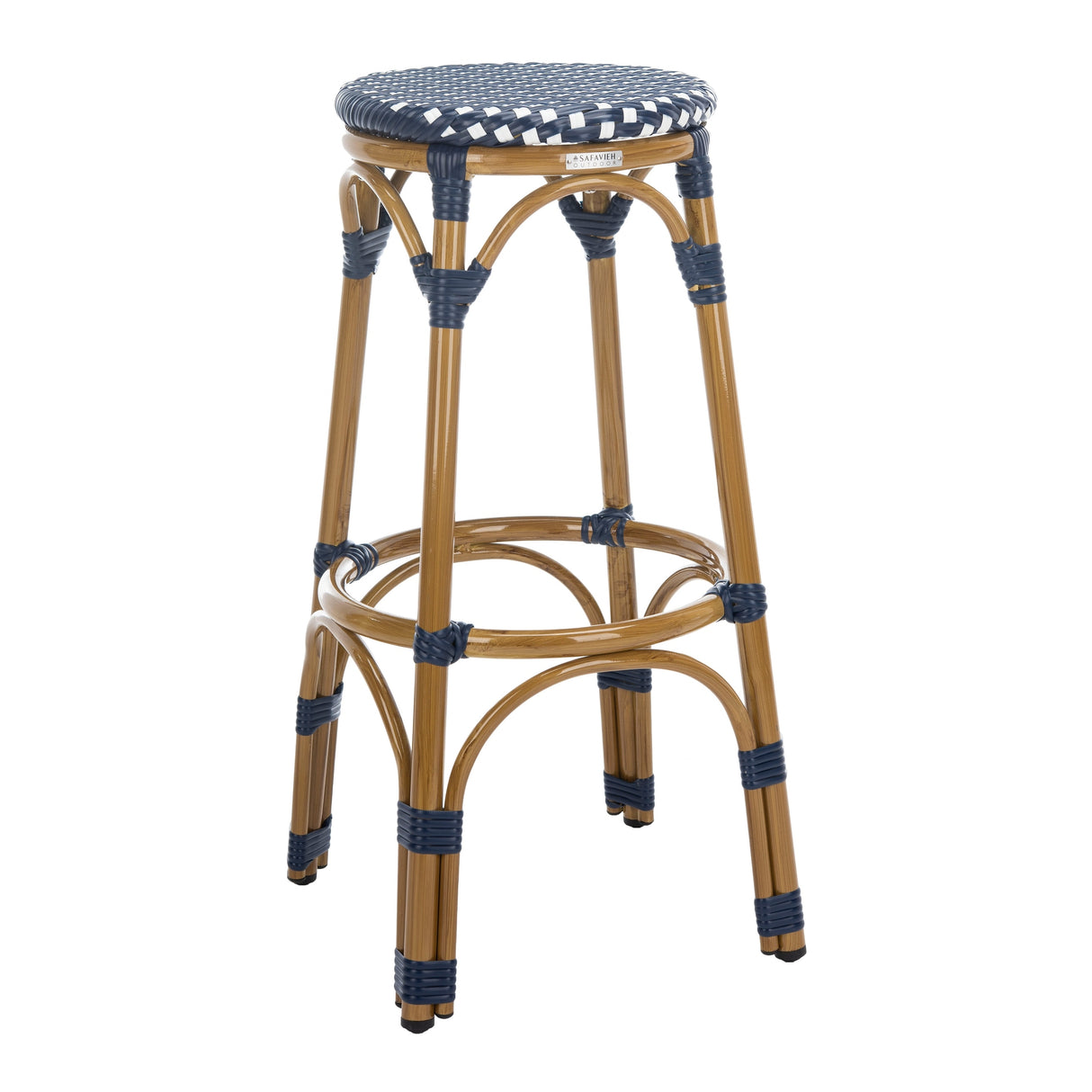 SAFAVIEH Mimi 31-inch Stacking Bar Stool (Fully Assembled) - 21Wx21Dx30H