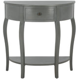 SAFAVIEH Minah Demilune Small Accent Console Table - 32.7" W x 14.2" L x 32.9" H - 33Wx14Dx33H