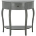 SAFAVIEH Minah Demilune Small Accent Console Table - 32.7" W x 14.2" L x 32.9" H - 33Wx14Dx33H