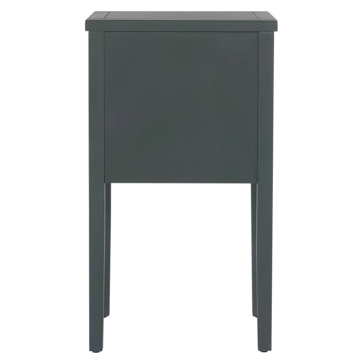 SAFAVIEH Minda 2-Drawer Accent End Table Nightstand (Fully Assembled) - 16.9" x 14.2" x 29.7" - 17Wx15Dx30H