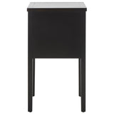 SAFAVIEH Minda 2-Drawer Accent End Table Nightstand (Fully Assembled) - 16.9" x 14.2" x 29.7" - 17Wx15Dx30H