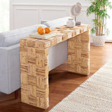 SAFAVIEH Mindel Rattan Console Table - 51Wx14Dx32H