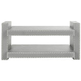 SAFAVIEH Mindy Grey Coffee Table - 39.4" x 23.6" x 18.9" - 39Wx24Dx19H