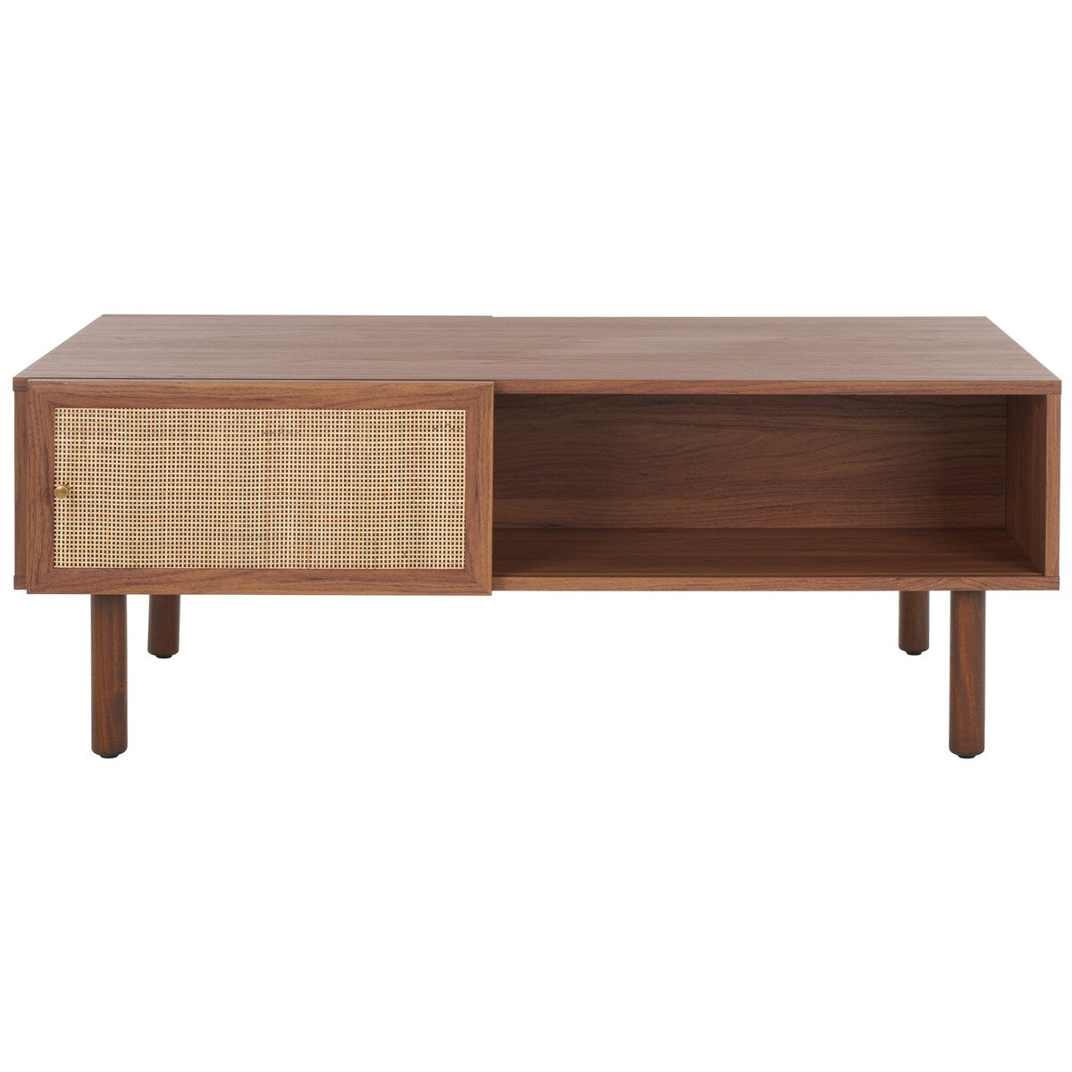 SAFAVIEH Mintje 2 Door Coffee Table - 43" W x 22" D x 16" H - 43Wx22Dx16H