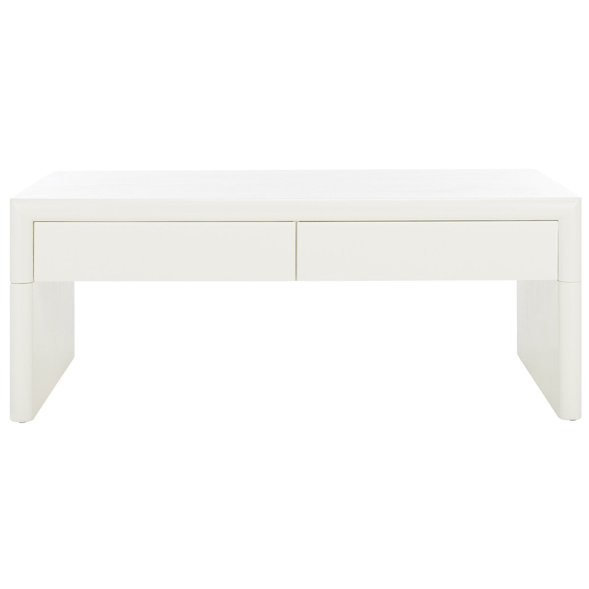 SAFAVIEH Mita Coffee Table with Drawers - 47" L x 24" D x 20" H - 47Wx24Dx20H