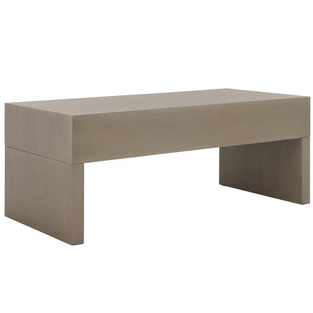 SAFAVIEH Mita Coffee Table with Drawers - 47" L x 24" D x 20" H - 47Wx24Dx20H