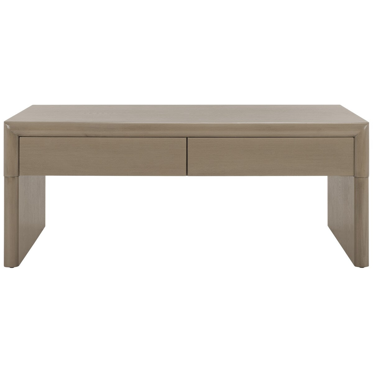 SAFAVIEH Mita Coffee Table with Drawers - 47" L x 24" D x 20" H - 47Wx24Dx20H