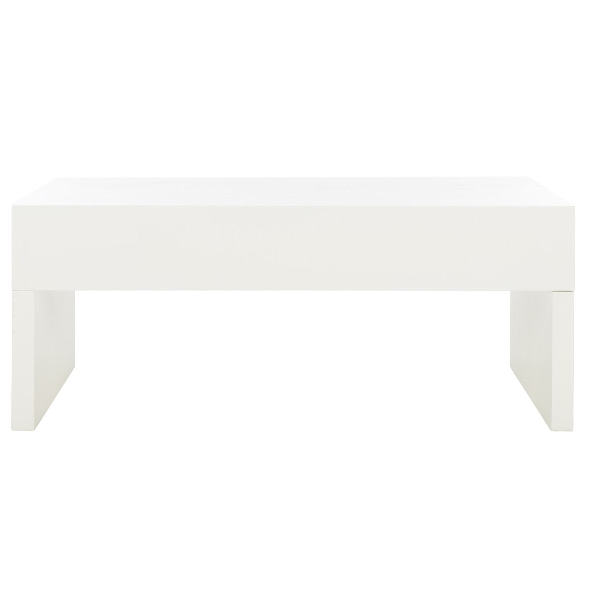 SAFAVIEH Mita Coffee Table with Drawers - 47" L x 24" D x 20" H - 47Wx24Dx20H