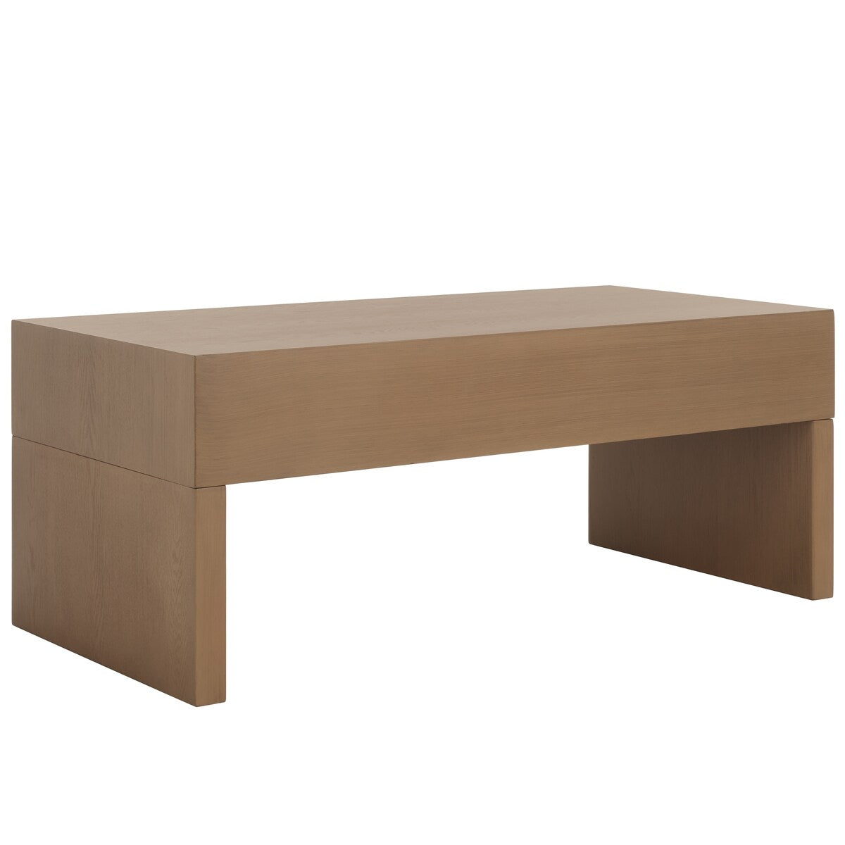 SAFAVIEH Mita Coffee Table with Drawers - 47" L x 24" D x 20" H - 47Wx24Dx20H